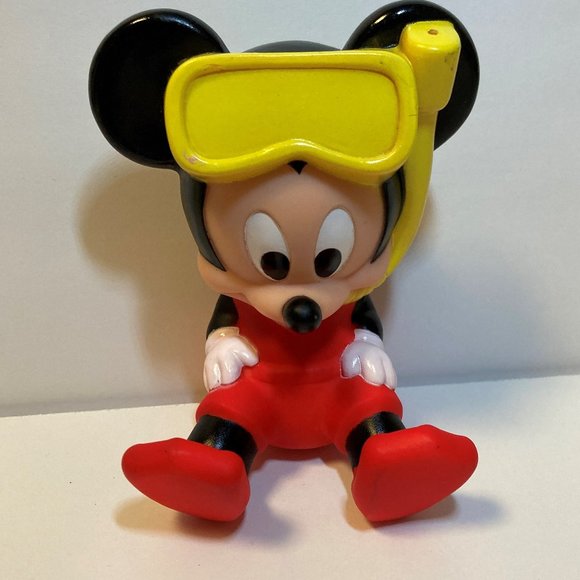 Disney Other - Vintage Disney Mickey Mouse Snorkel/Scuba Bath Toy